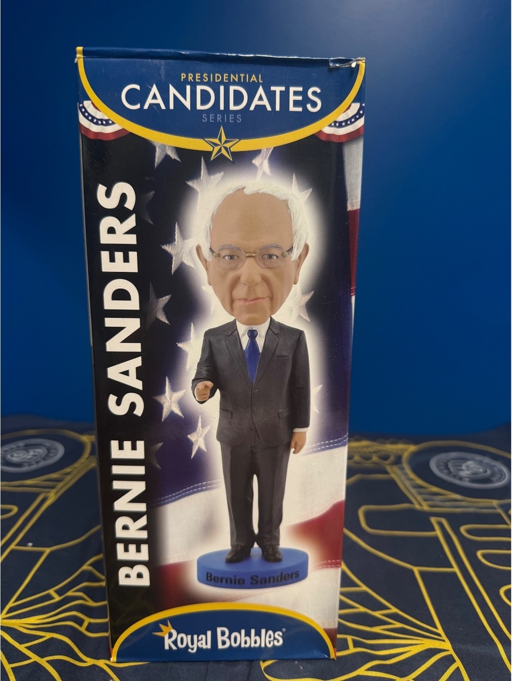 Royal Bobbles Bernie Sanders Presidential Candidates Series Bobblehead NIB